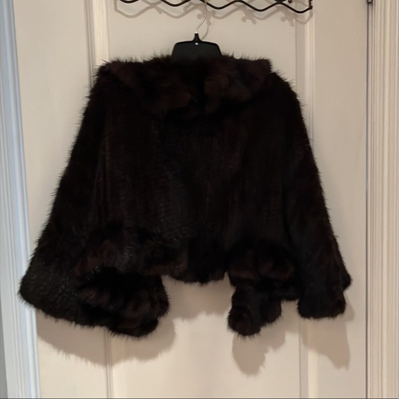 Elegant Brown Black Mink jacket. - Picture 2 of 2